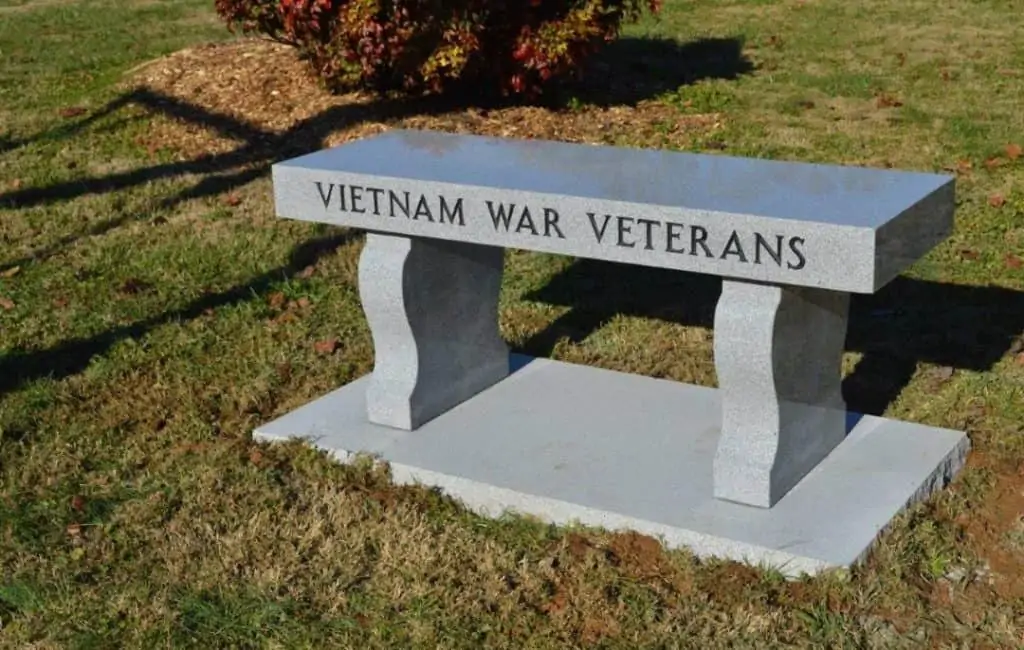 Vietnam War Veterans Memorial Bench