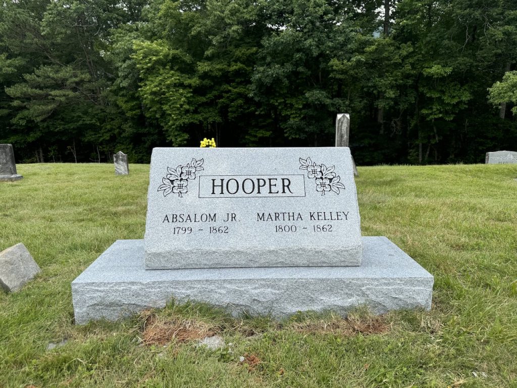 SlantedMonument | Georgia Grey | Enota Cemetery | Hiawassee, GA